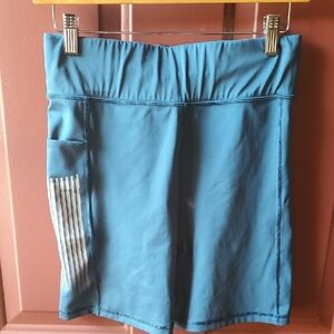 Savage X Fenty Blue Shorts  with Logo Side Pocket 12 -14